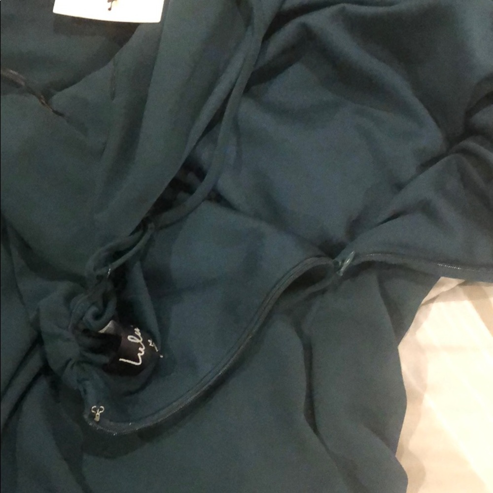 Gorgeous Lulu’s dark green maxi dress - Picture 8 of 8